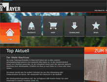 Tablet Screenshot of holz-mayer.at